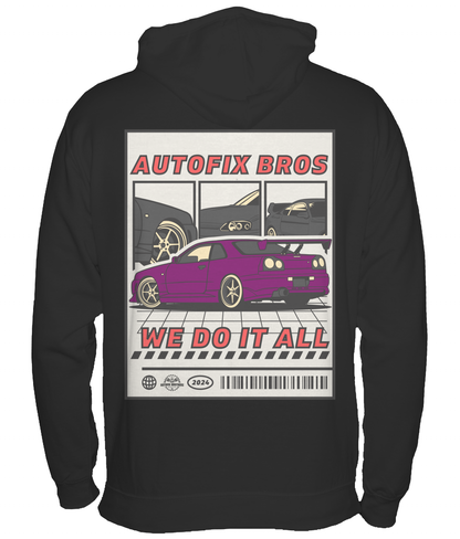 Autofix Bros R34/ Supra Hoodie