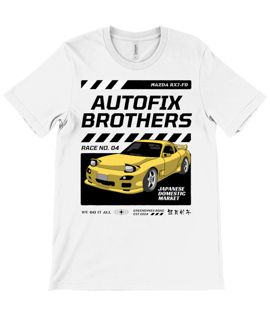 Autofix Bros RX7 T-Shirt Black